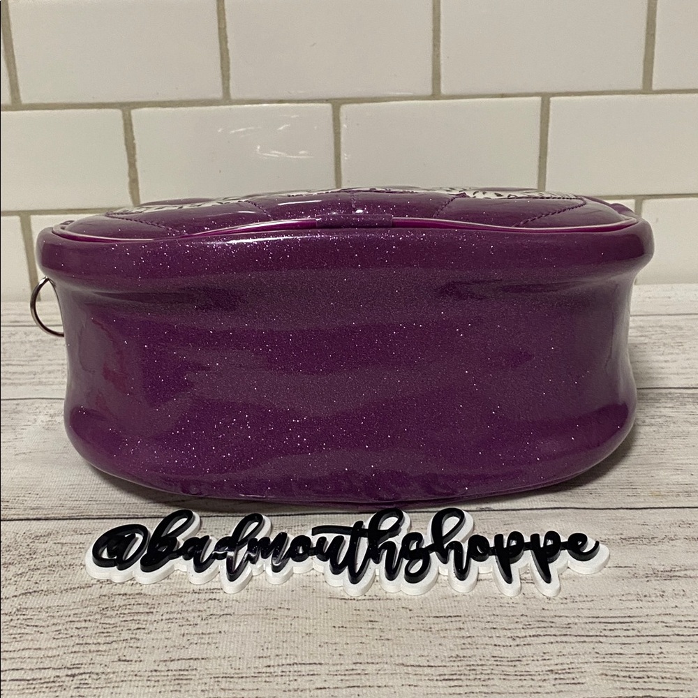 *Double K Originals OOAK Purple Light Up Pumpkin with GITD Bats Purse Bag Set - Picture 10 of 16